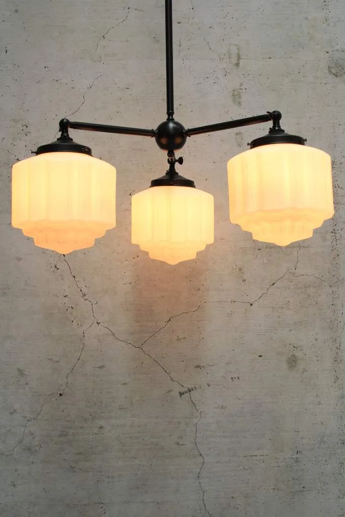 Deco Glass Chandelier