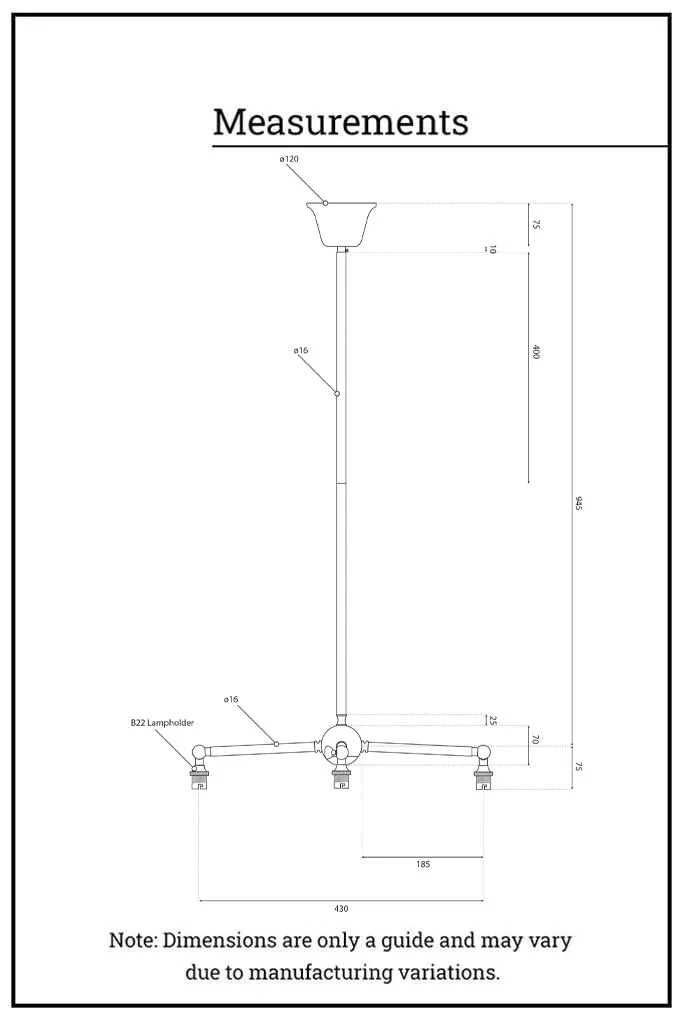 Deco Glass Chandelier