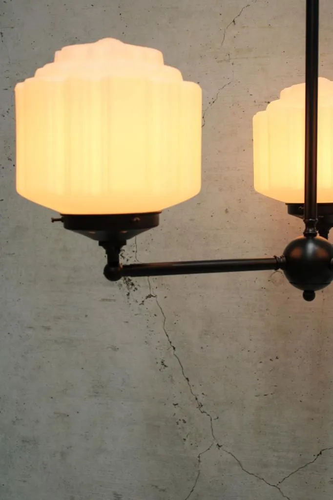 Deco Glass Chandelier