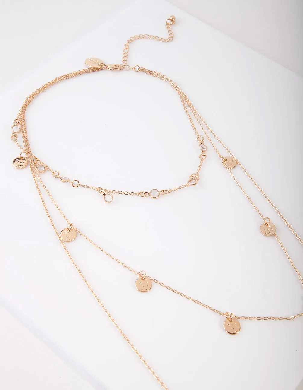 Gold Diamante Choker
