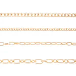 Gold Multi Chain Link Choker Pack