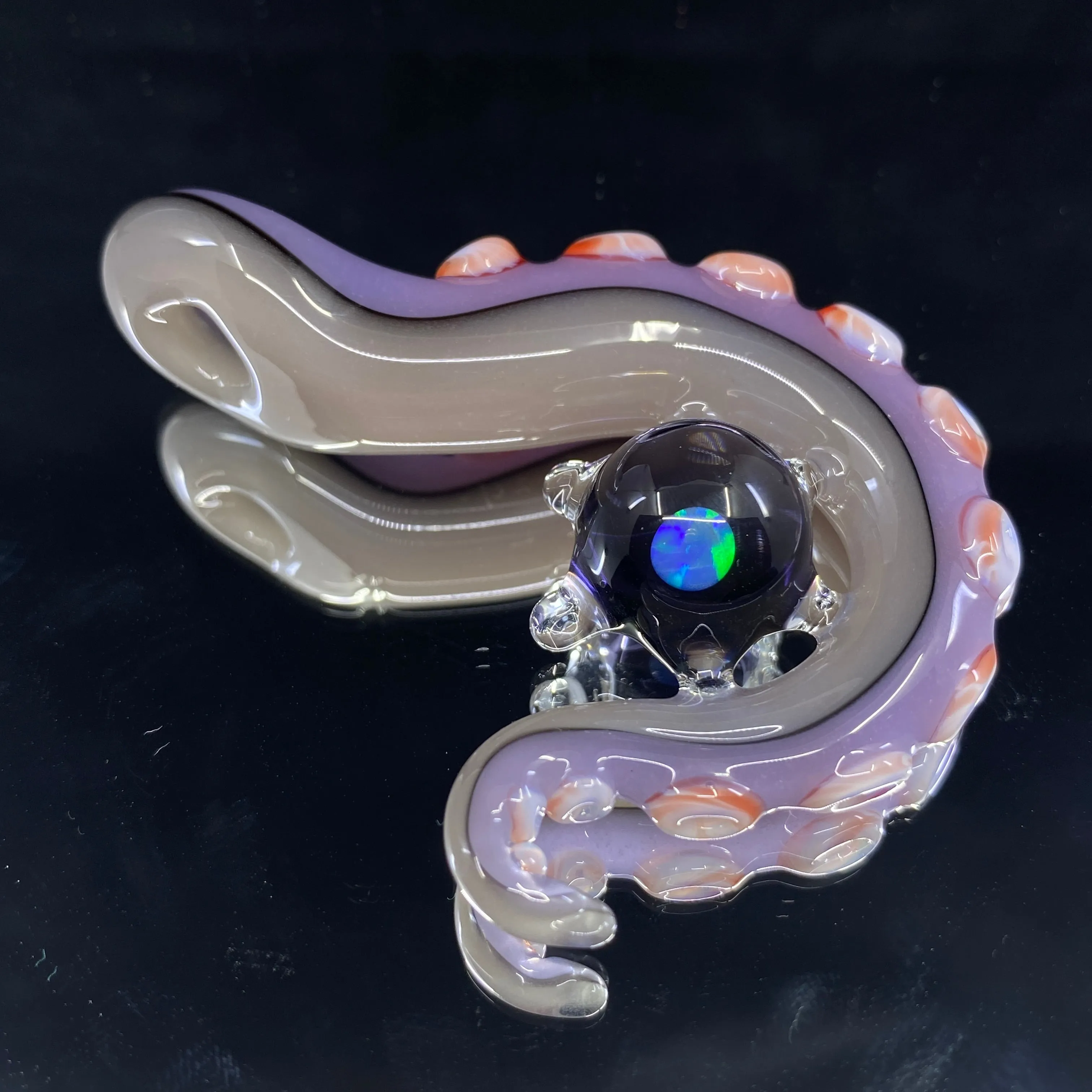 Lindemann Glass Tentacle Pendant with Opal #1