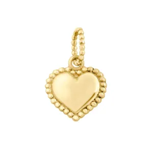 Lucky Heart Pendant in Yellow Gold