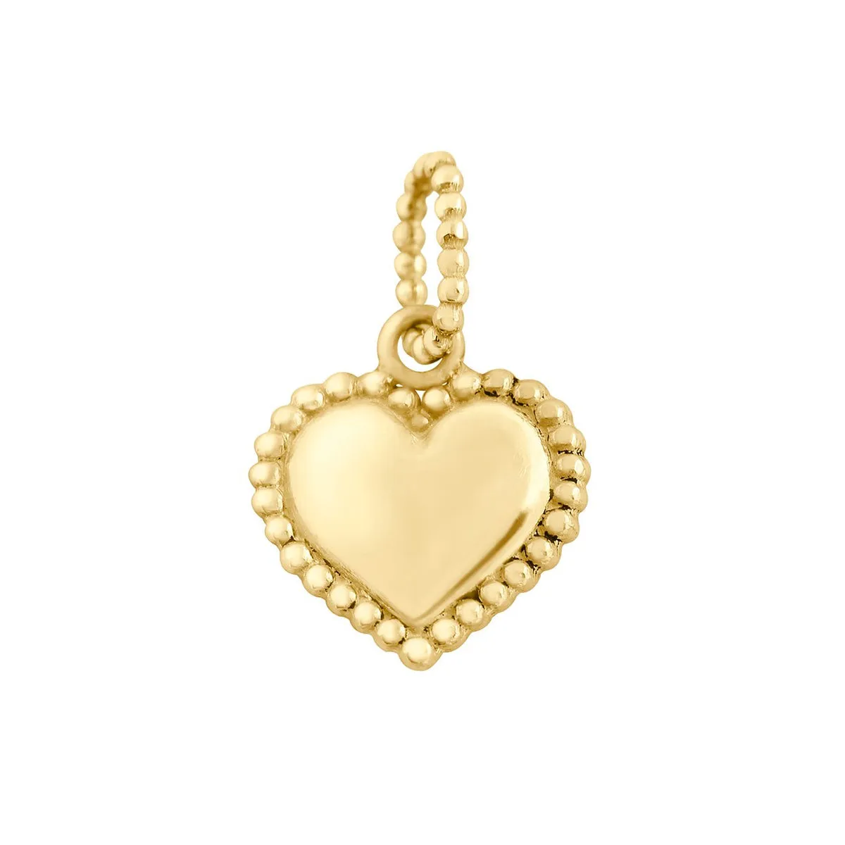 Lucky Heart Pendant in Yellow Gold