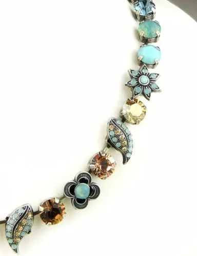 Mariana Handmade Swarovski Leaf 3076 Necklace 812 Opal