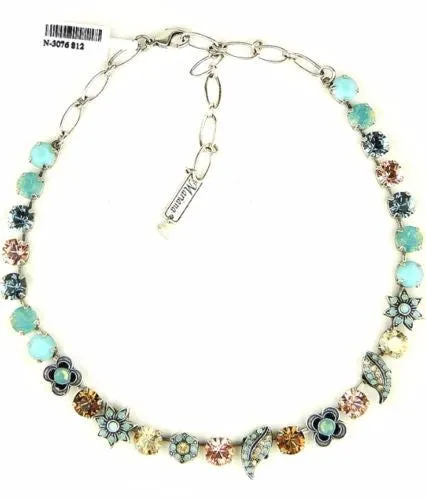 Mariana Handmade Swarovski Leaf 3076 Necklace 812 Opal