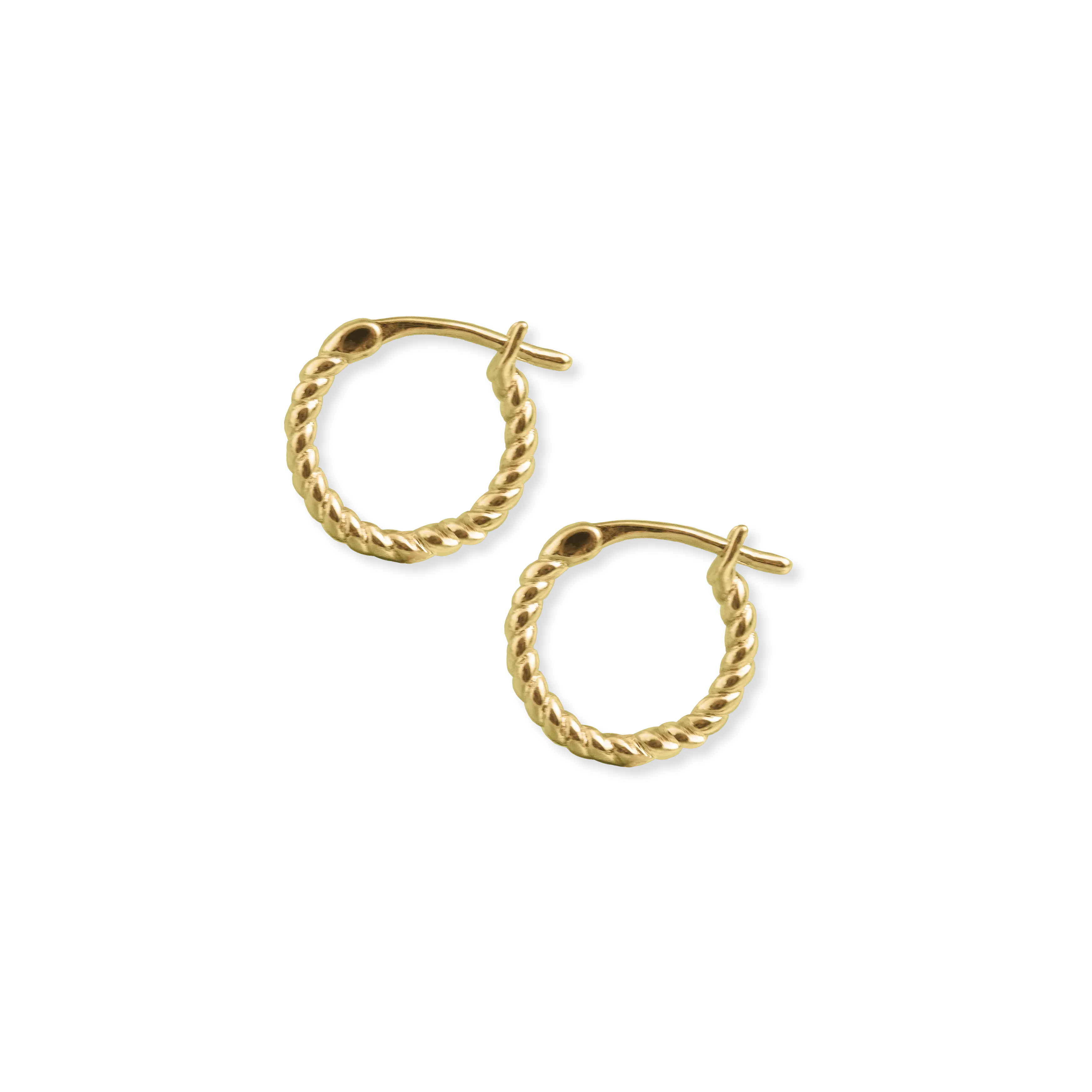 Mini Twisted Hoop Earrings