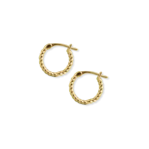 Mini Twisted Hoop Earrings
