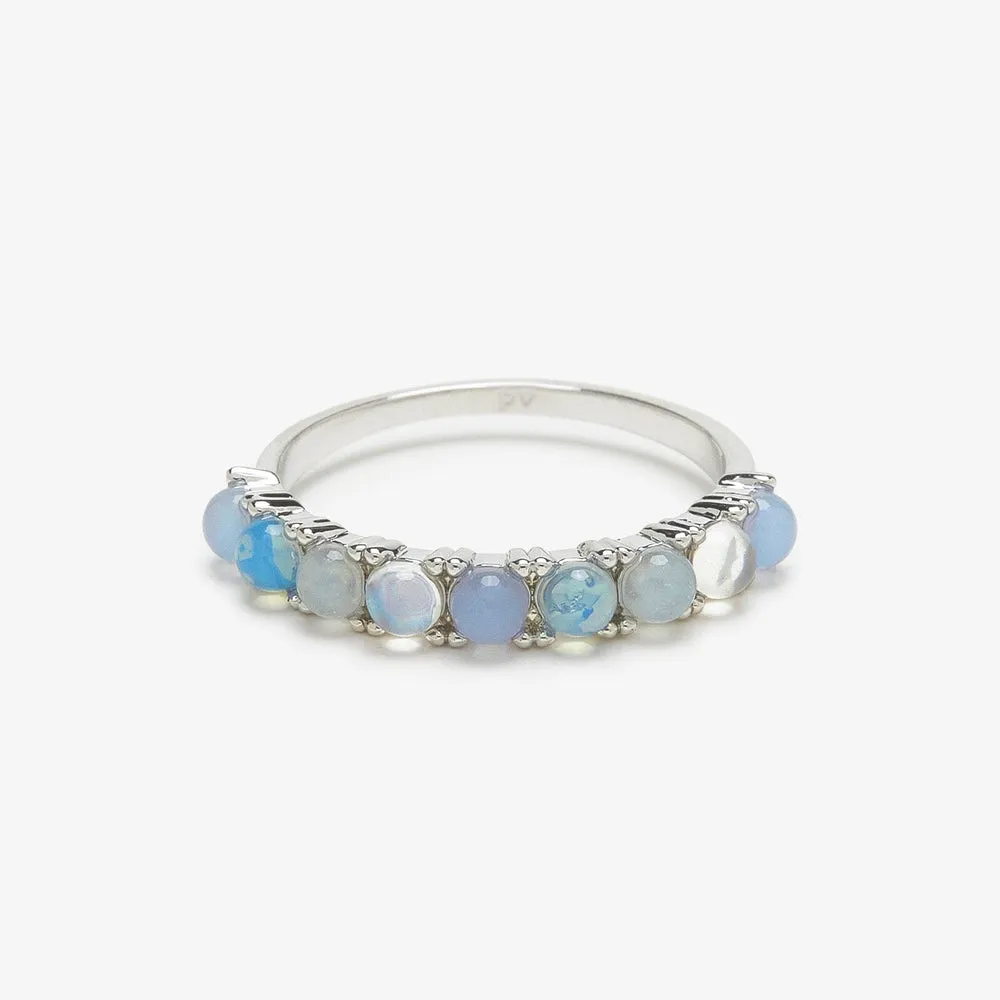 Pura Vida Bracelets Ombre Stone Ring - Silver