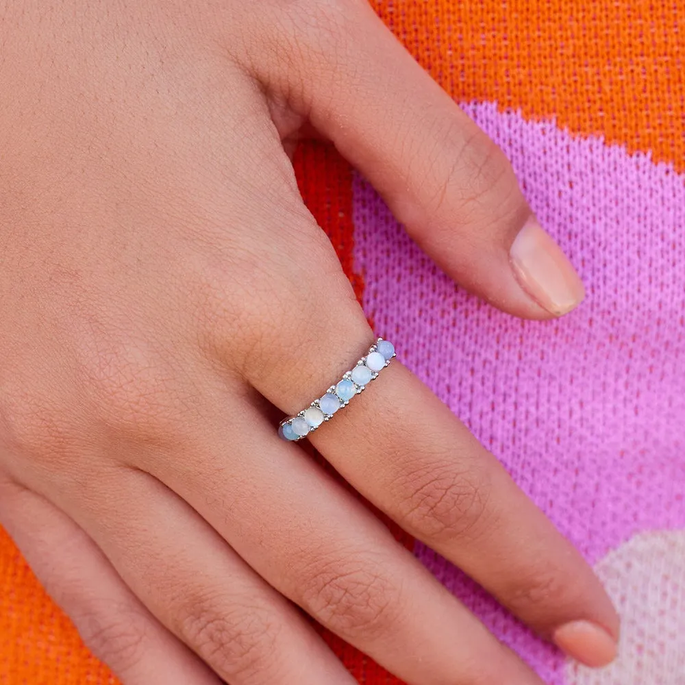 Pura Vida Bracelets Ombre Stone Ring - Silver