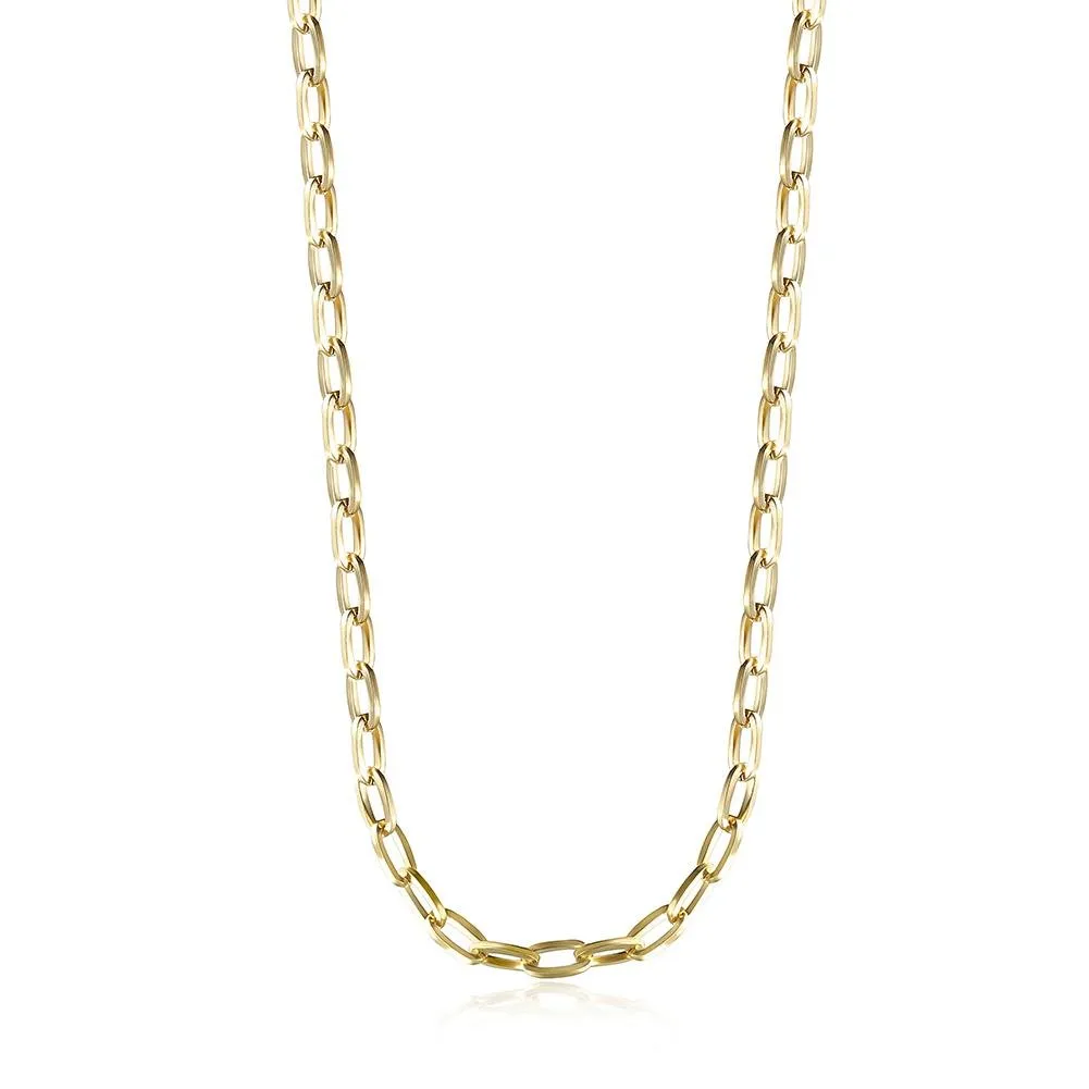 Radiant Chain Link Necklace  Timeless Elegance Redefined