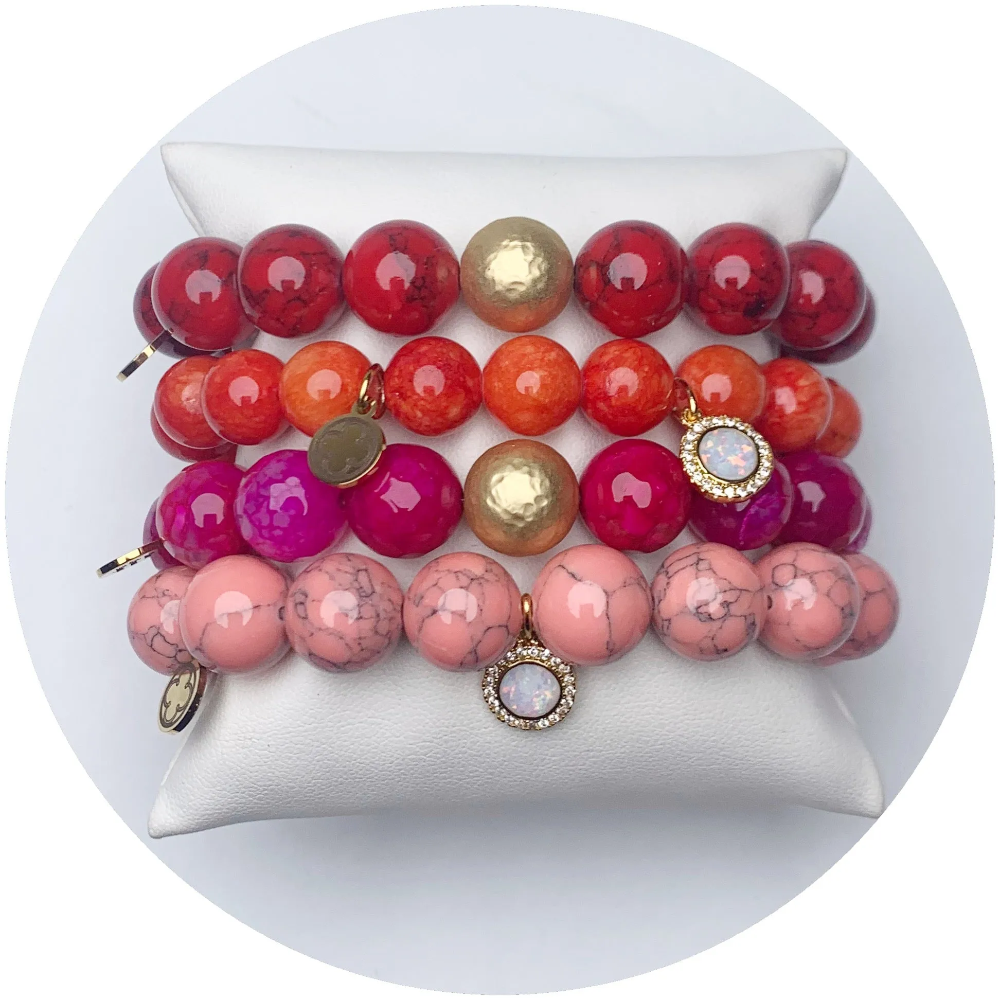 Red Ombr Arm Party