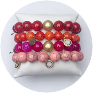 Red Ombr Arm Party