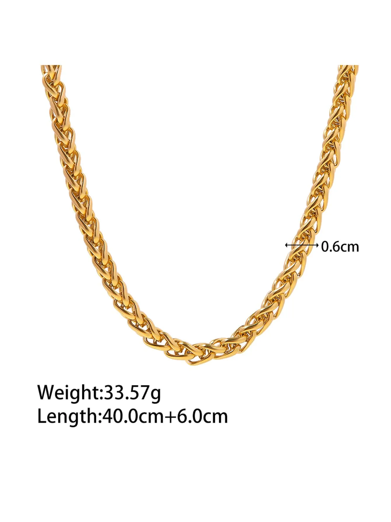 Textured Chain Necklace for Women Jewelry for Women Jewelry Gift Fashion